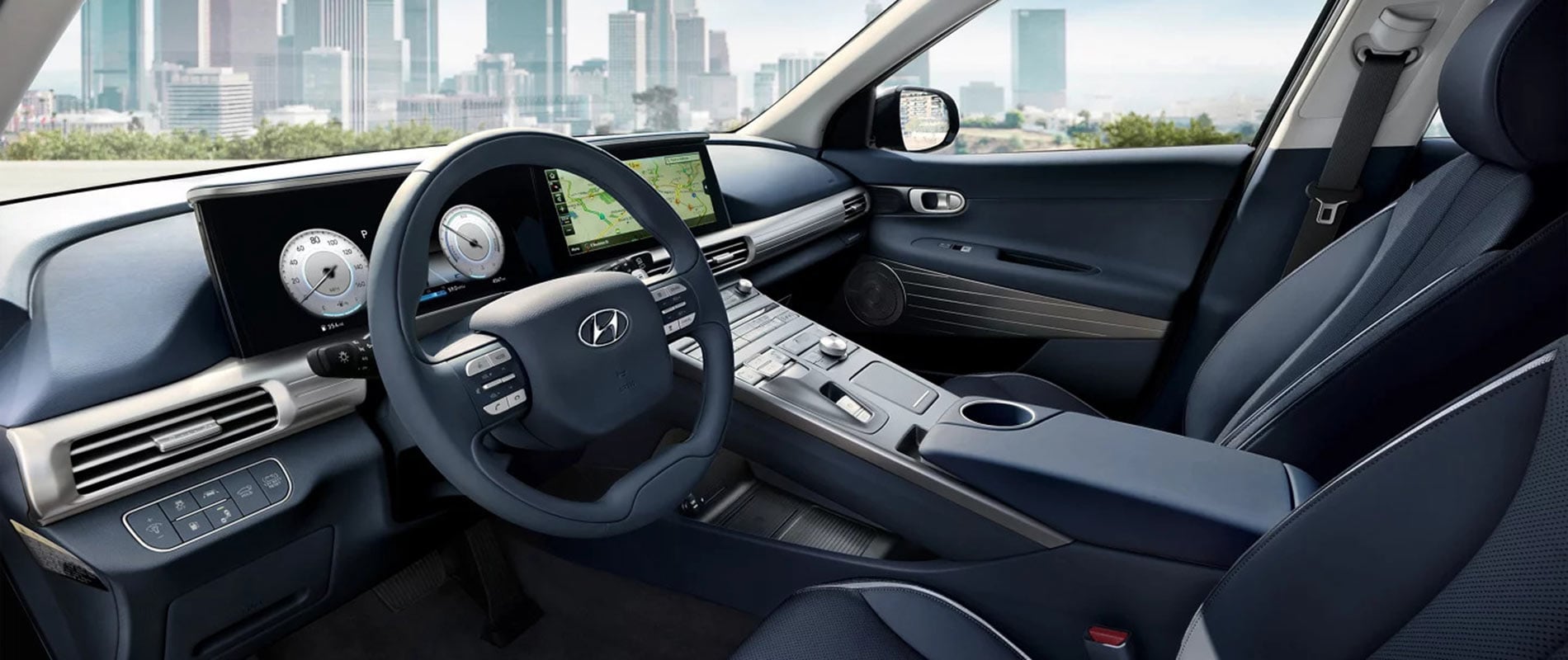 2025 Hyundai Nexo Interior with City